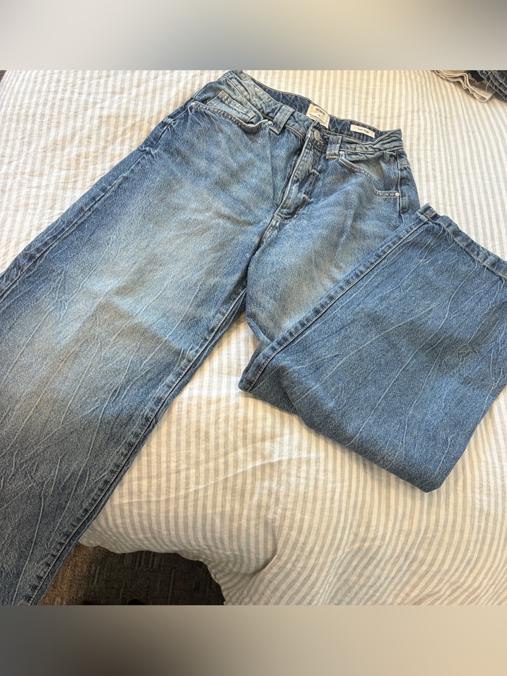 Low rise wide leg Cotton On Women's Jeans - Blue Wash